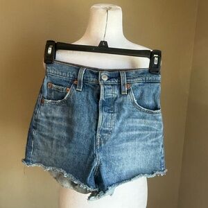Levi's Blue Jean Shorts for Women